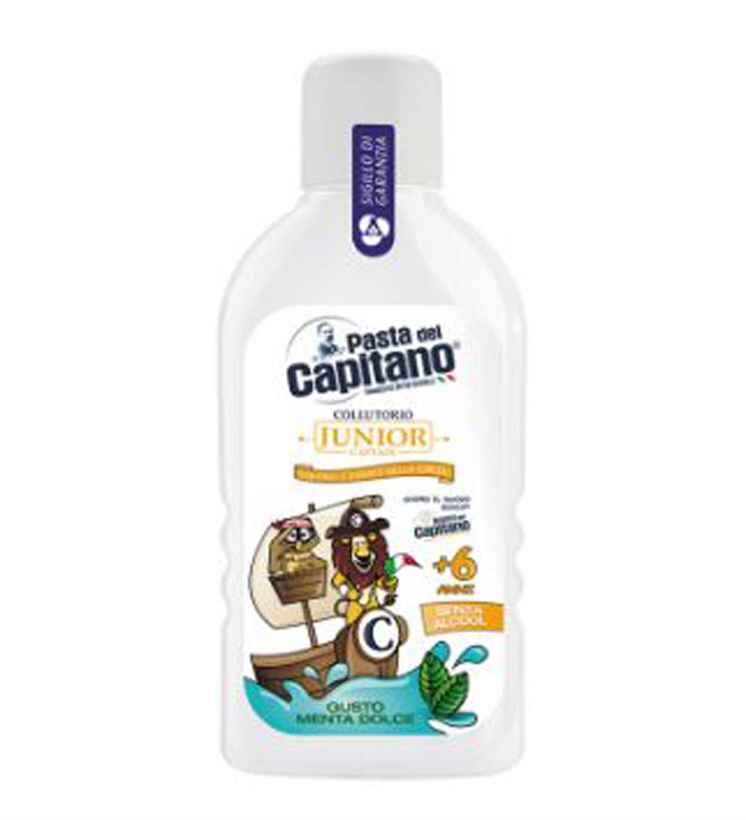 دهانشویه کودکان بالای 6 سال Pasta Del Capitano Junior Soft Mint Mouthwash 400 ml