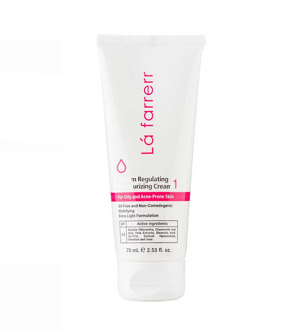 کرم مرطوب کننده و آبرسان مدل 1 مناسب پوست چرب و آکنه دار حجم 75 میلی لیتر