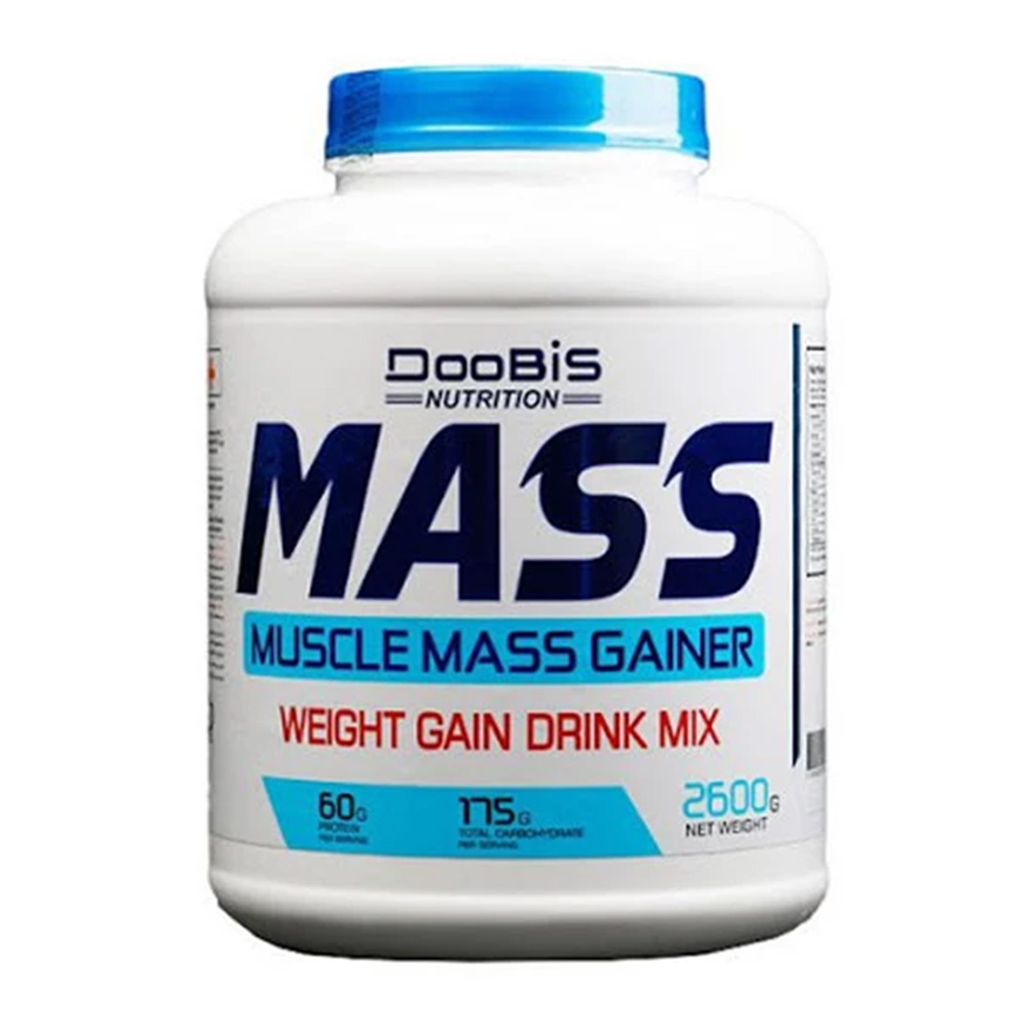 پودر گینر ماسل مس وزن 2600 گرم Doobis Muscle Mass Gainer 2600 g