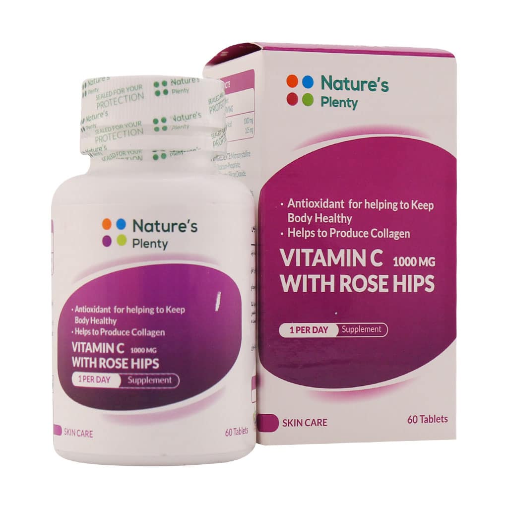 ویتامین سی 1000 میلی گرم و رز هیپس tablet-vitamin-c-1000-mg-with-rose-hips-27854