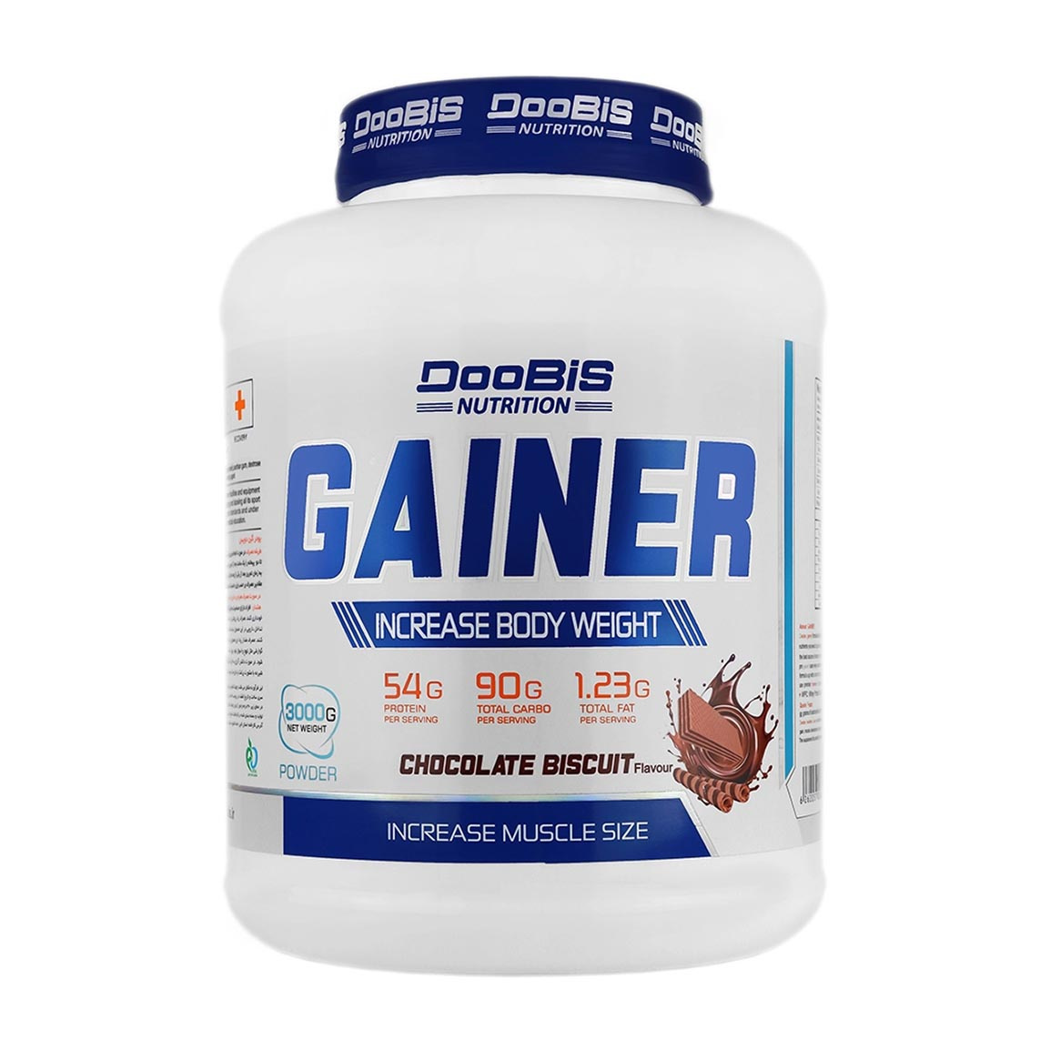 پودر پرو کمپلکس گینر با طعم بیسکوئیت و شکلات وزن 3000 گرم Doobis Pro Complex Gainer 3000 g