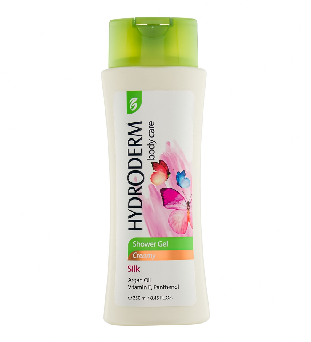 شامپو بدن کرمی با رایحه ابریشم سفید 250میل Hydroderm Creamy Body Wash 250ml