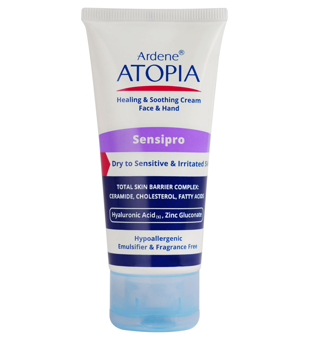 کرم دست و صورت مرطوب کننده مدل Sensipro اتوپیا Ardene Atopia Sensipro Face And Hand Cream For Sensitive And Dry Skin 50ml