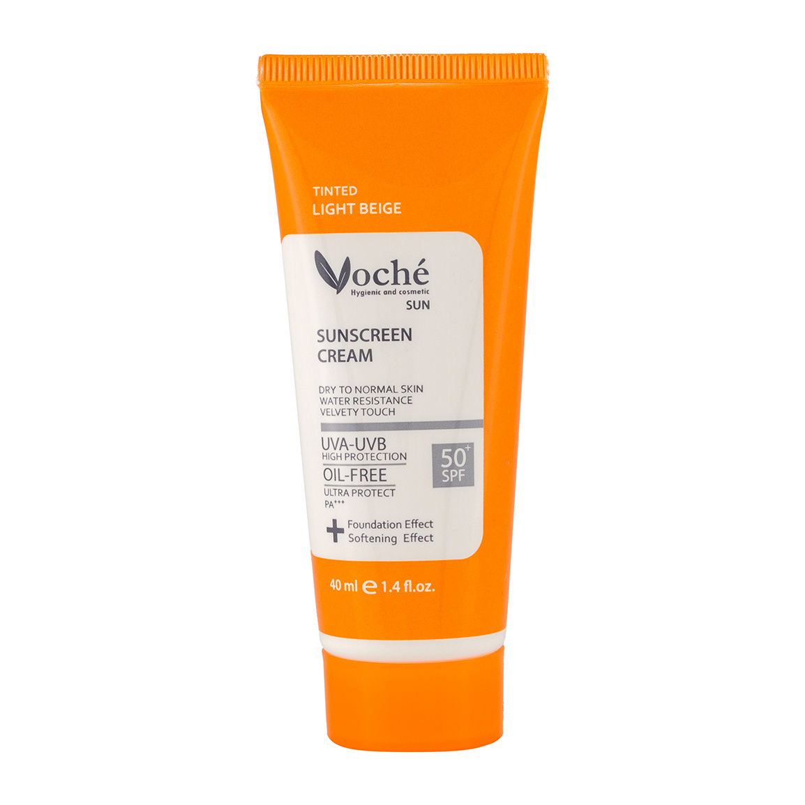 ضد آفتاب رنگی فاقد چربی +SPF50 مناسب پوست خشک و نرمال 40میل