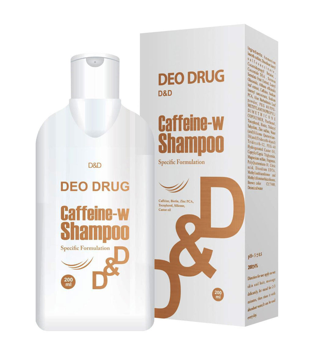شامپو کافئین 200میل Deo Drug Coffeine Shampoo 200ml