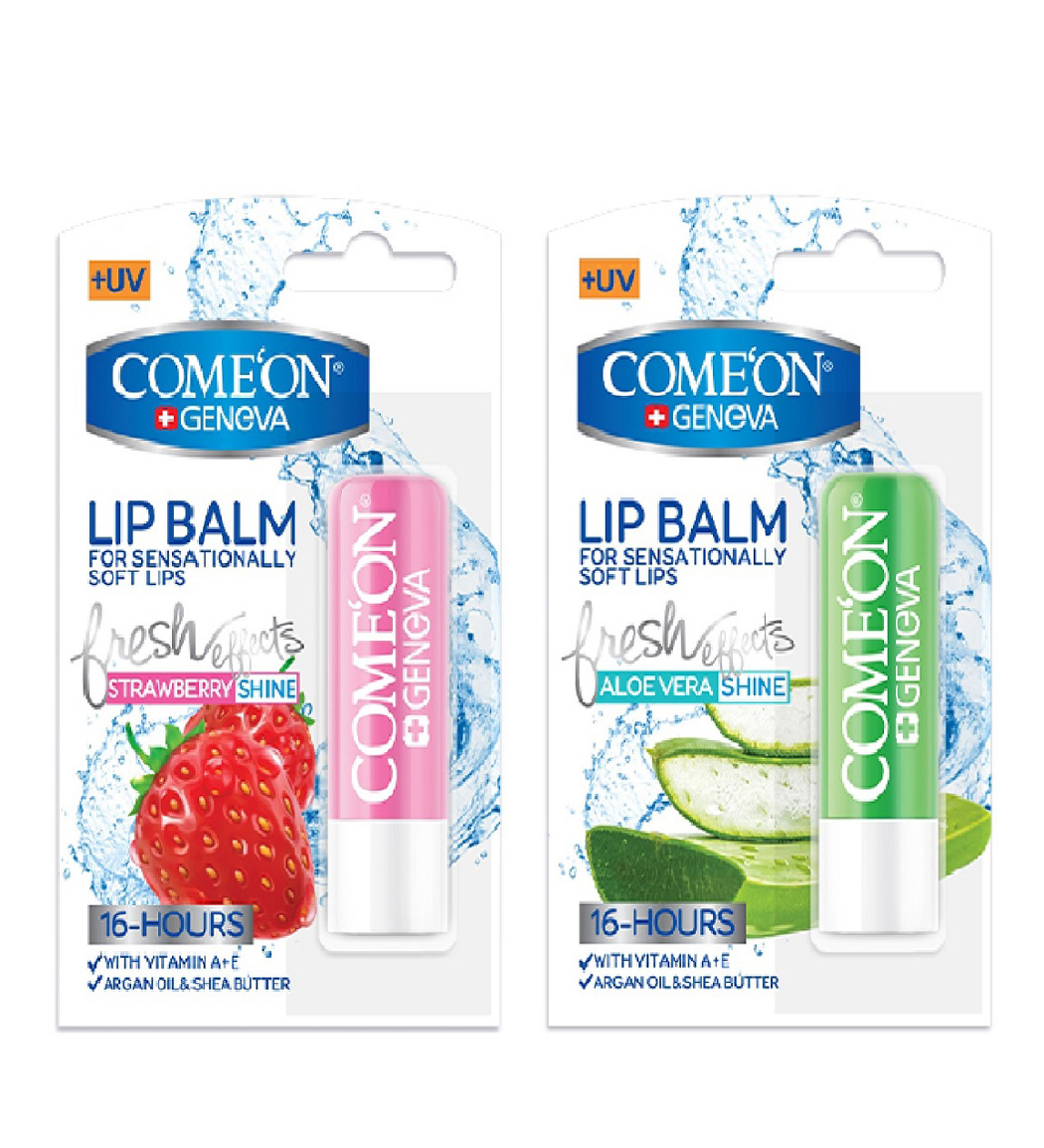 بالم لب مدل توت فرنگی و لوئه ورا پک 2 عددی