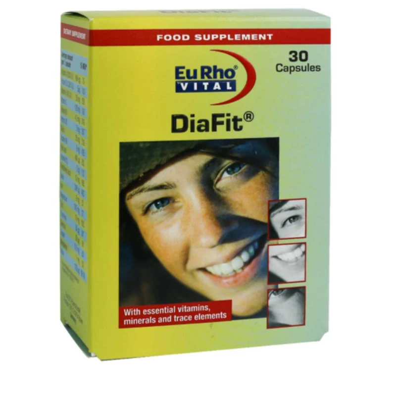 کپسول دیافیت  بسته 30 عددی EuRho Vital DiaFit 30 Caps