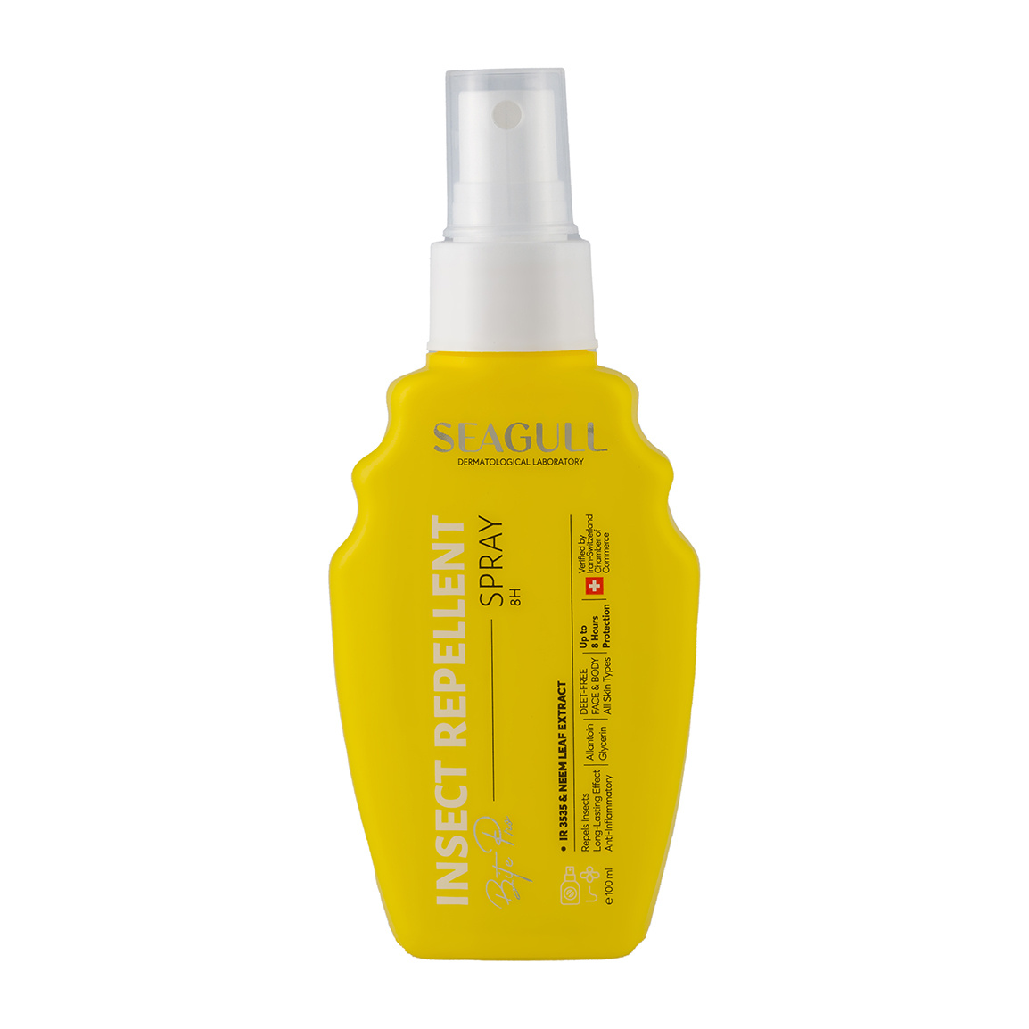 اسپری دافع حشرات حجم 100 میلی لیتر Seagull Insect Repellent Spray Face And Body 100 ml