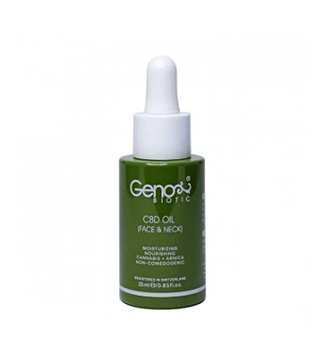 روغن رطوبت رسان CBD مناسب پوست صورت و گردن 25میل