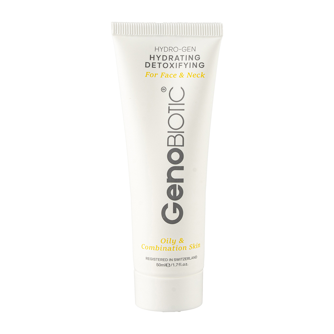 کرم مرطوب کننده و دتوکسیفای کننده صورت و گردن پوست های چرب و مختلط Geno Biotic Hydrating And Detoxifying Face And Neck Cream For Oily And Combination Skin 50 ml
