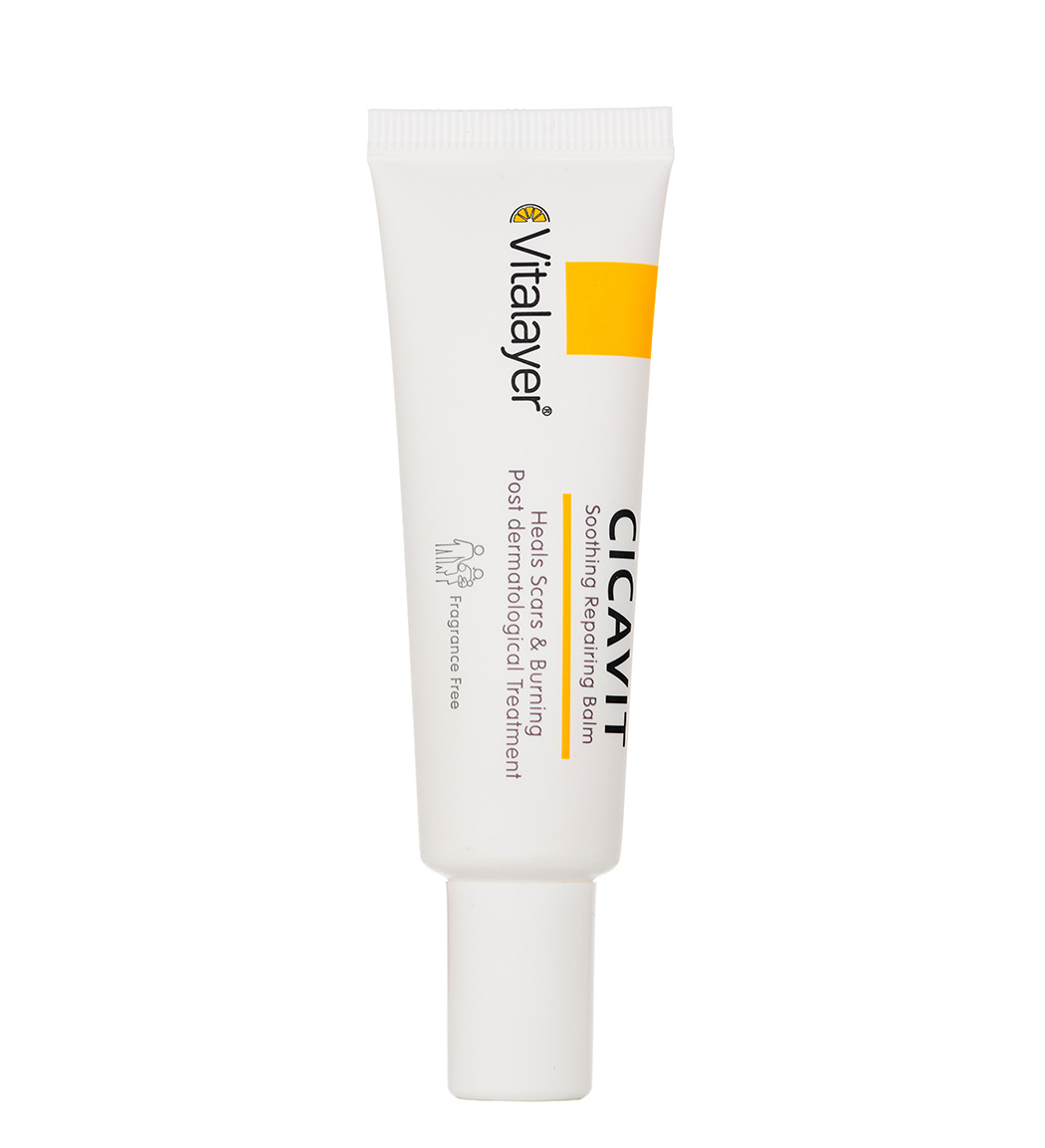 کرم ترمیم کننده و ضد التهاب پوست Cicavit حجم 30میل Vitalayer Cicavit Soothing Repairing Balm 30ml