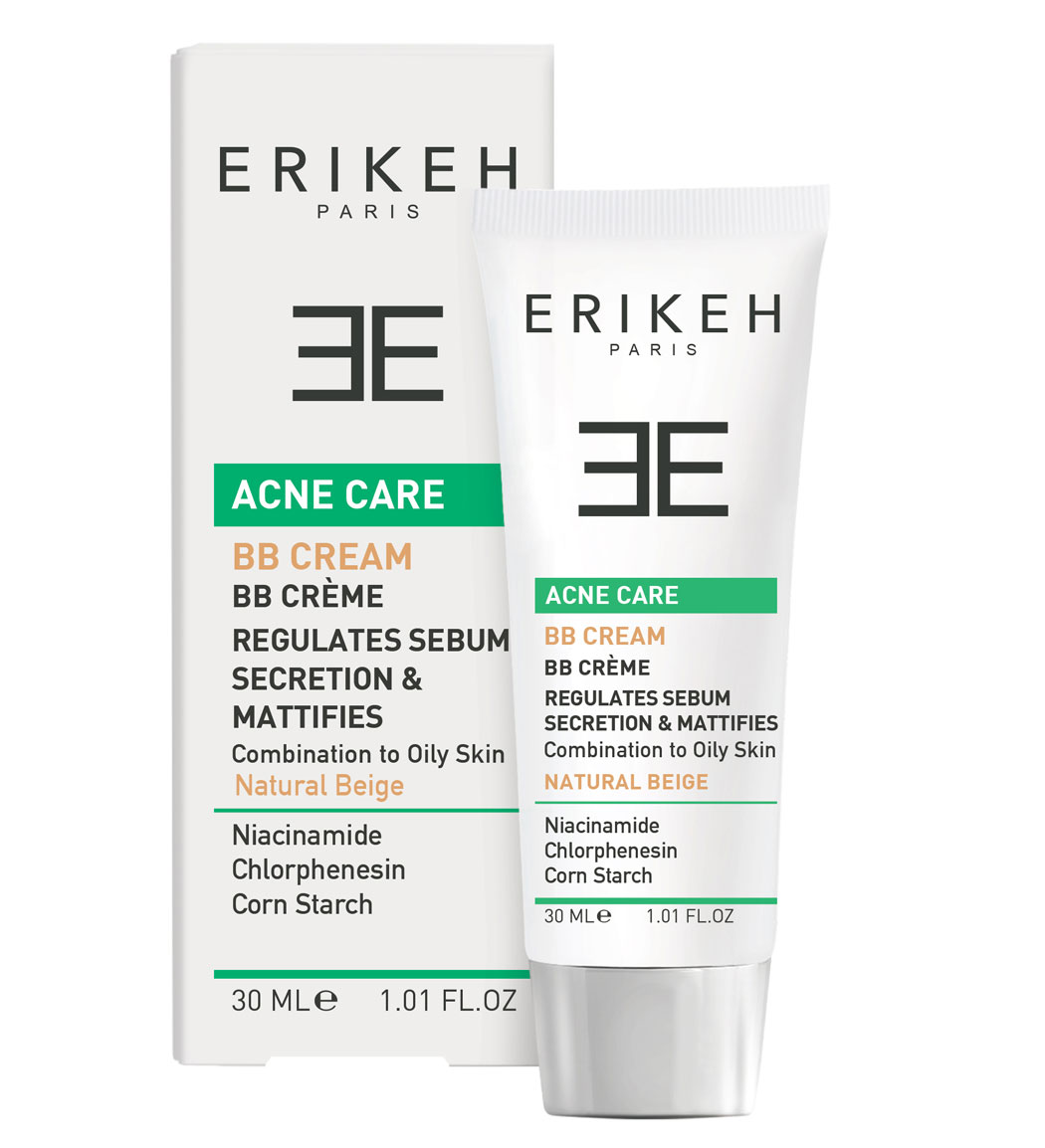 بی بی کرم مدل Acne Care حجم 30میل Erike Acne Care BB Cream 30ml