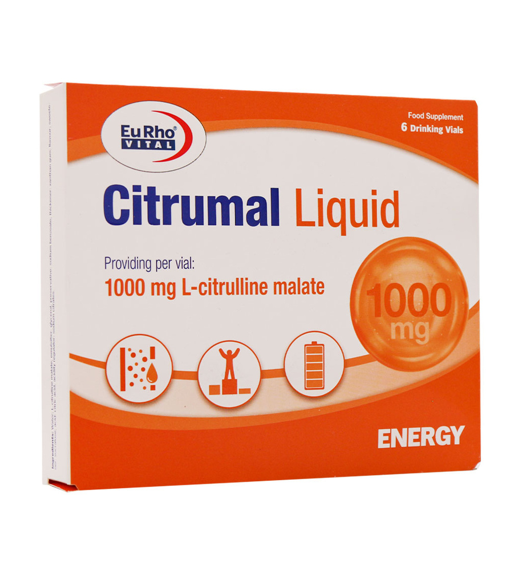 ویال خوراکی Citrumal بسته 6 عددی Eurhovital Citrumal Liquid 6 Drinking Vials