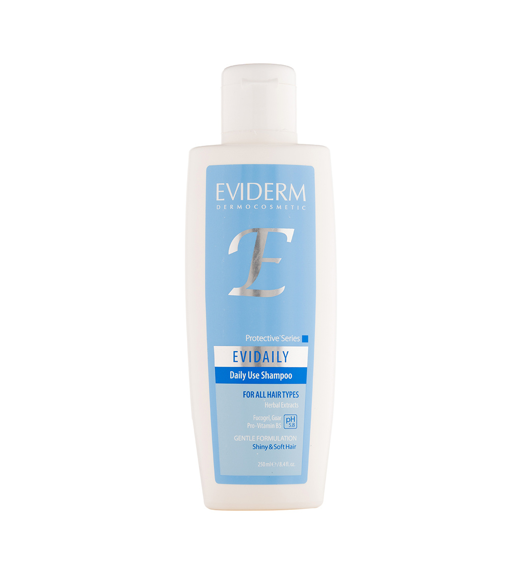 شامپو مدل Evidaily حجم 250 میل Eviderm Evidaily Shampoo For Oil Hair 250 ml