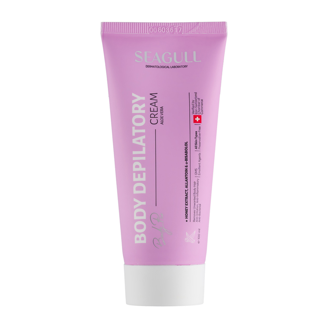 کرم موبر بدن آلوئه ورا seagull body beauty body depilatory cream with aloe vera