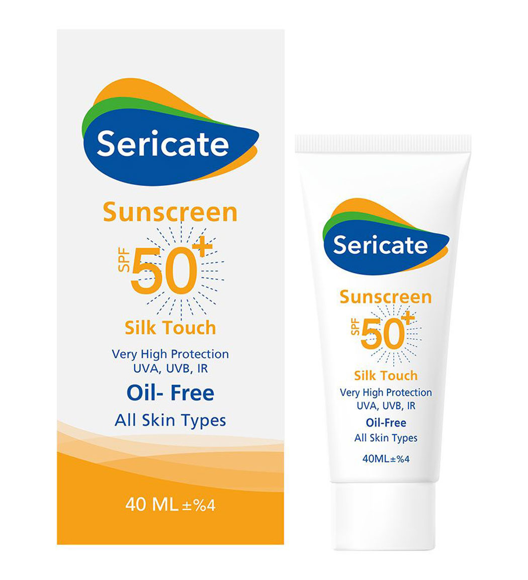 کرم ضد آفتاب سیلک تاچ SPF50 حجم 40 میل