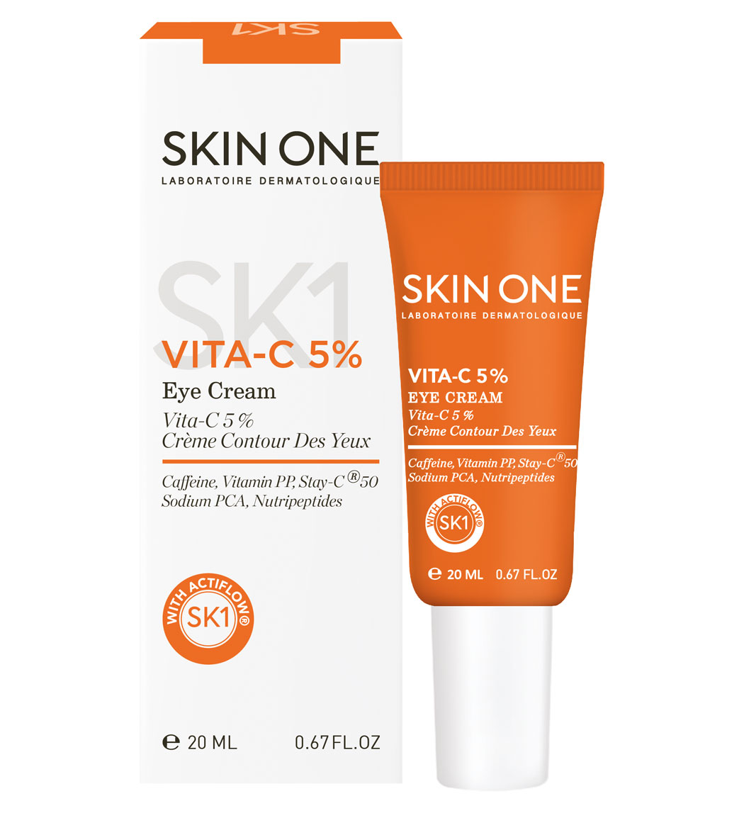کرم دور چشم دارای ویتامین C 5 درصد حجم 20 میلی لیتر Skin One Vita C 5 Eye Cream 20ml