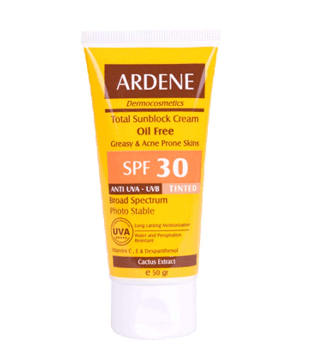 ضد آفتاب فاقد چربی اس پی اف 30 رنگی