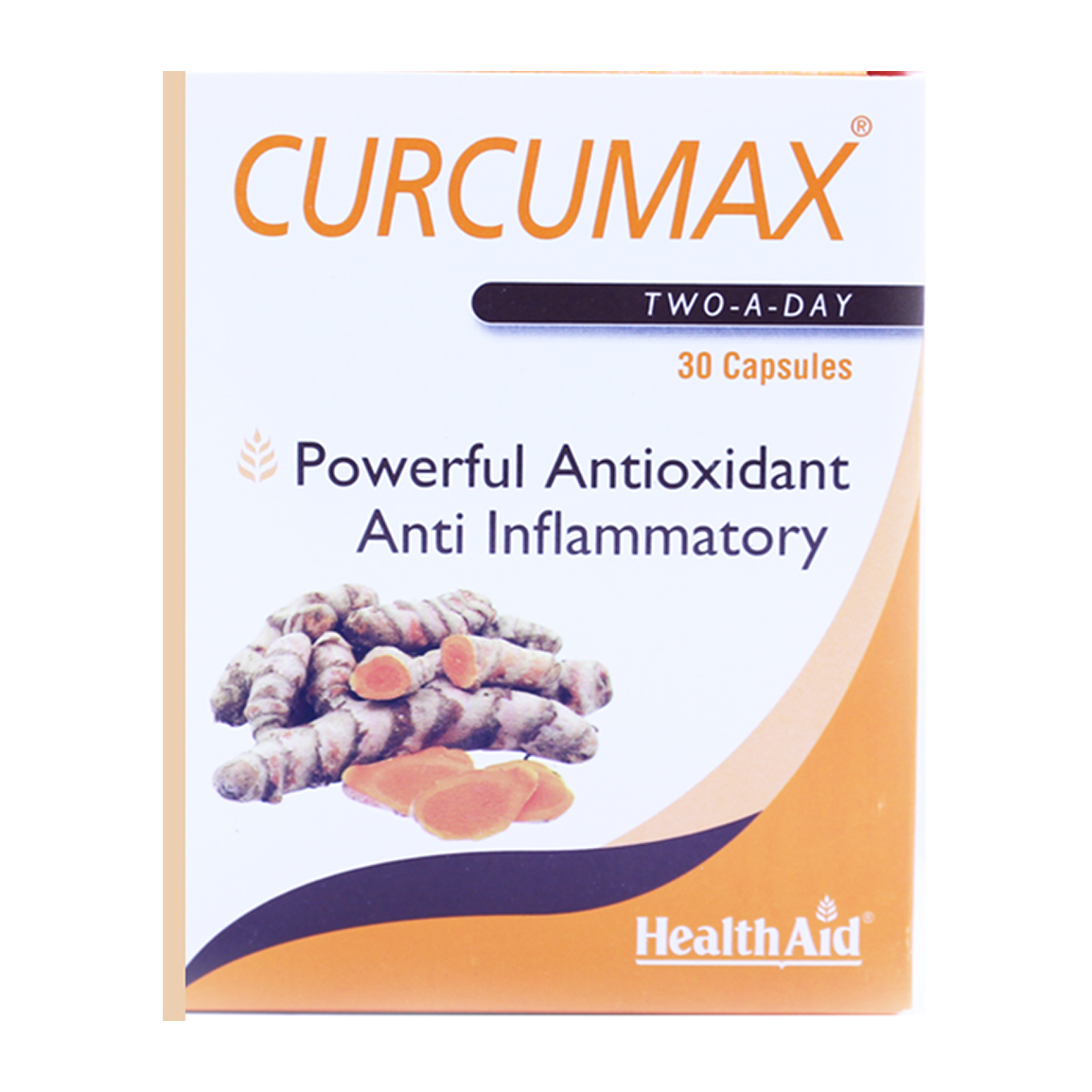 کپسول  کورکومکس  بسته 30 عددی Health Aid Curcumax 30 Capsule