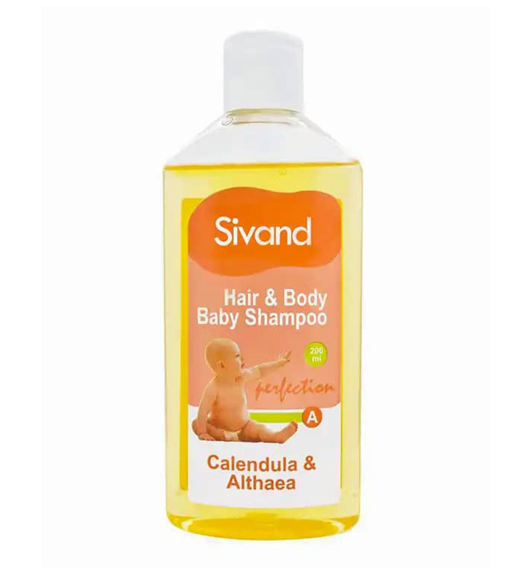 شامپو سر و بدن کودک حاوی عصاره کالاندولا و گل ختمی  200میل