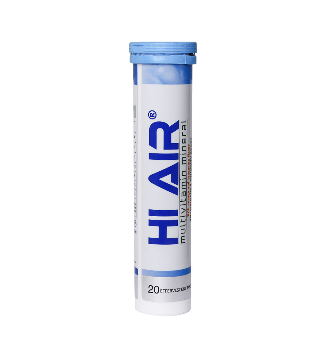 قرص جوشان مولتی ویتامین  های ایر  بسته 20 عددی Hi Health Hi Air Multivitamin Mineral 20 Effervescent Tabs